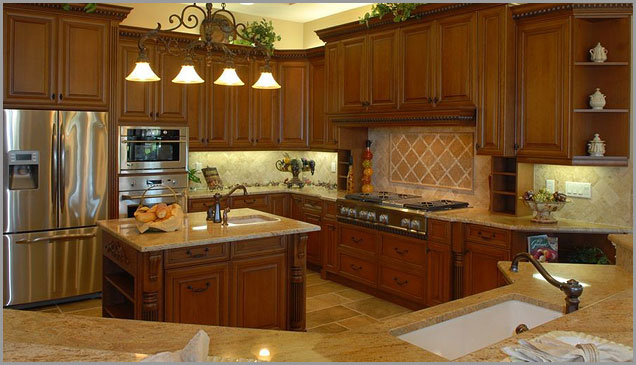 creamy gold tone of the madura gold granite